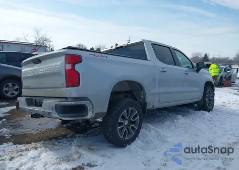 2022 Chevrolet Silverado 1500 4Wd Short Bed Lt With 2Fl z USA, uszkodzony, nr VIN 1GCPDKEKXNZ531508